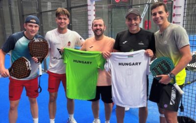 Ifjú magyar padeltehetségek edzettek top madridi pályákon