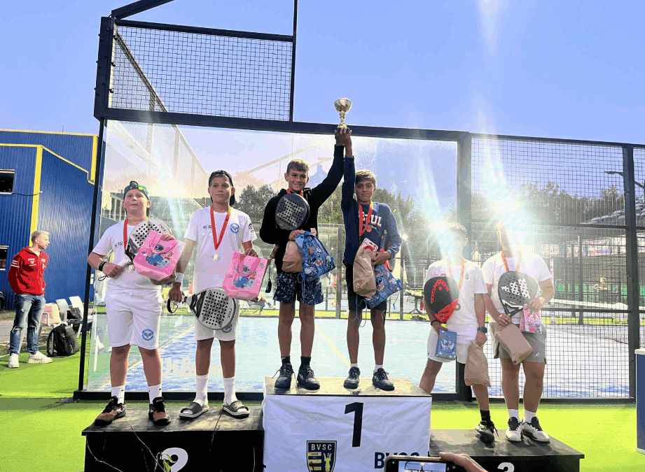 A Junior Padel VB-re kvalifikáltak a hétvégi Szabadtéri Junior OB legjobbjai