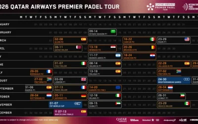 2026-os Premier Padel versenynaptár: új tornákkal terjeszkedik a Tour a világ meghatározó sportpiacai felé