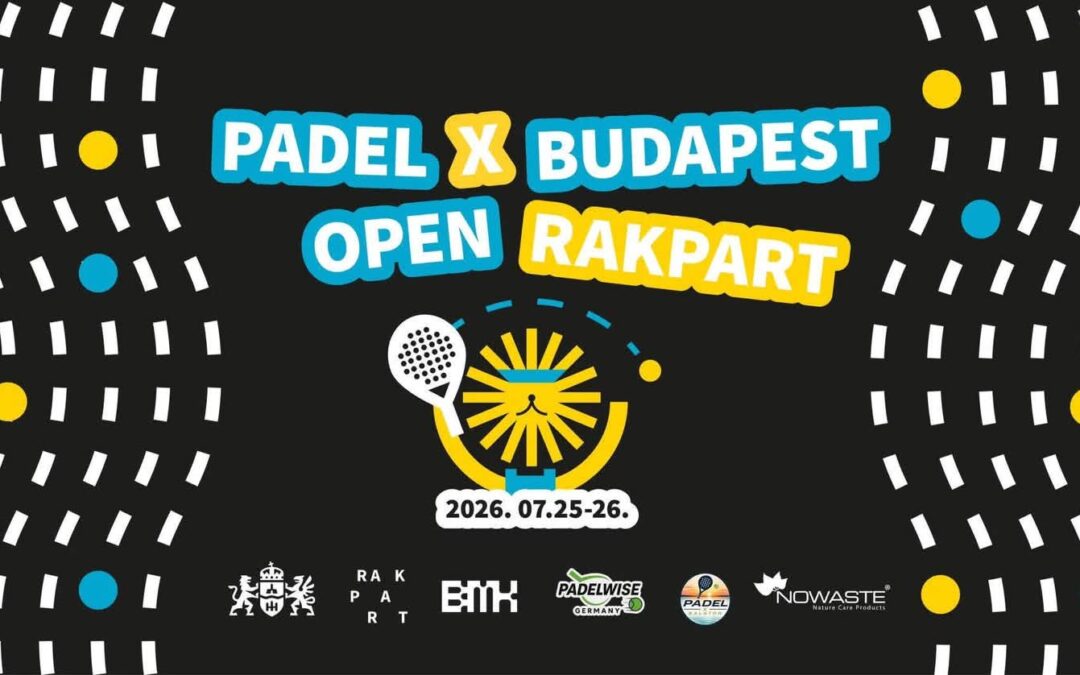 A Duna-parton hódít a padel: ezen a hétvégén ingyen próbálhatja ki bárki Budapest szívében