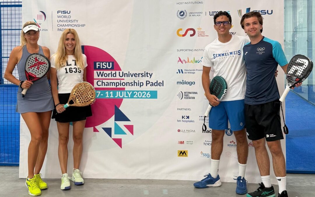 Magyar padeltehetségek is pályára lépnek az első Egyetemi Padel Világbajnokságon, Malagában
