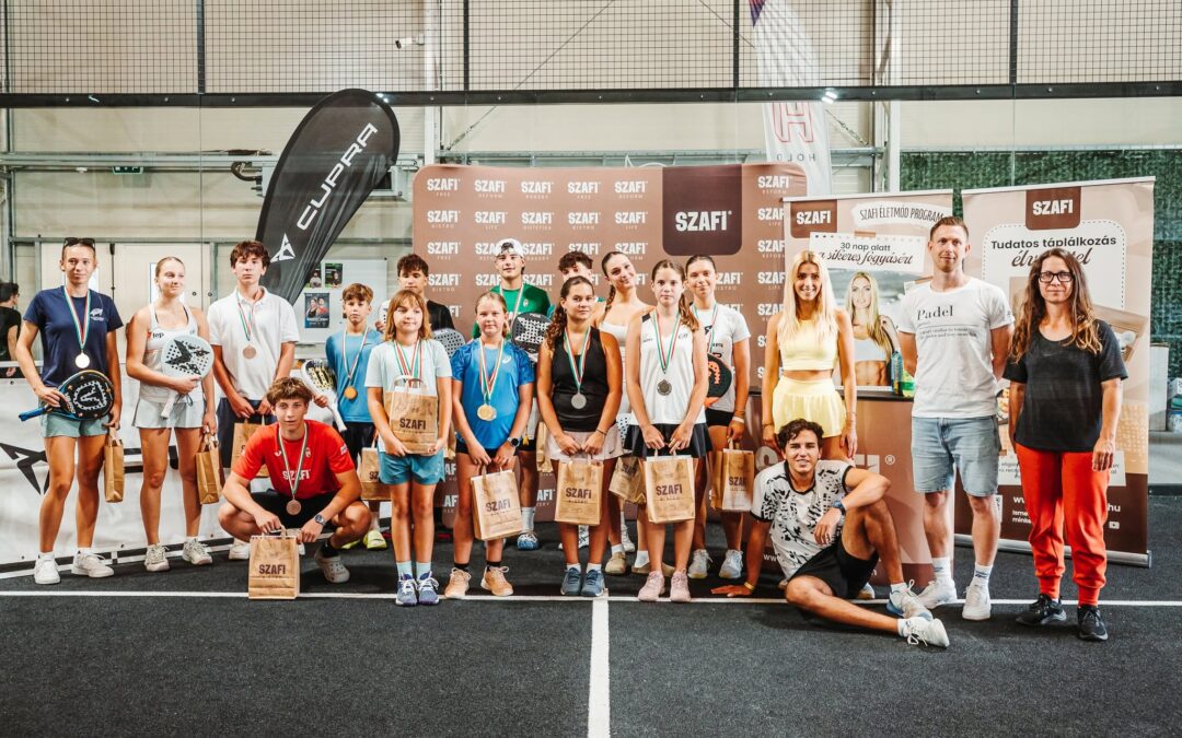 Több korosztályban is a dobogón: duplázásokkal zárult a junior padel OB